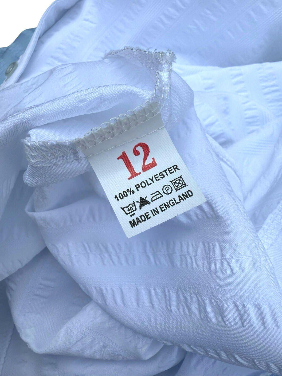 Emma Collection White Blue Shirt Bundle Collared Stripe Women’s UK Size 12