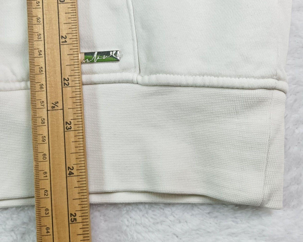 The Couture Club Hoodie Men's UK Size S White Jersey Pockets Logo Embroidered