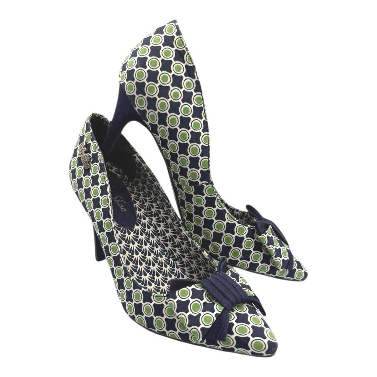 Ruby Shoo Navy Ruby Shoo Dorothy Stiletto Shoes Women's UK Size 3 Pointed Toe Bow Front