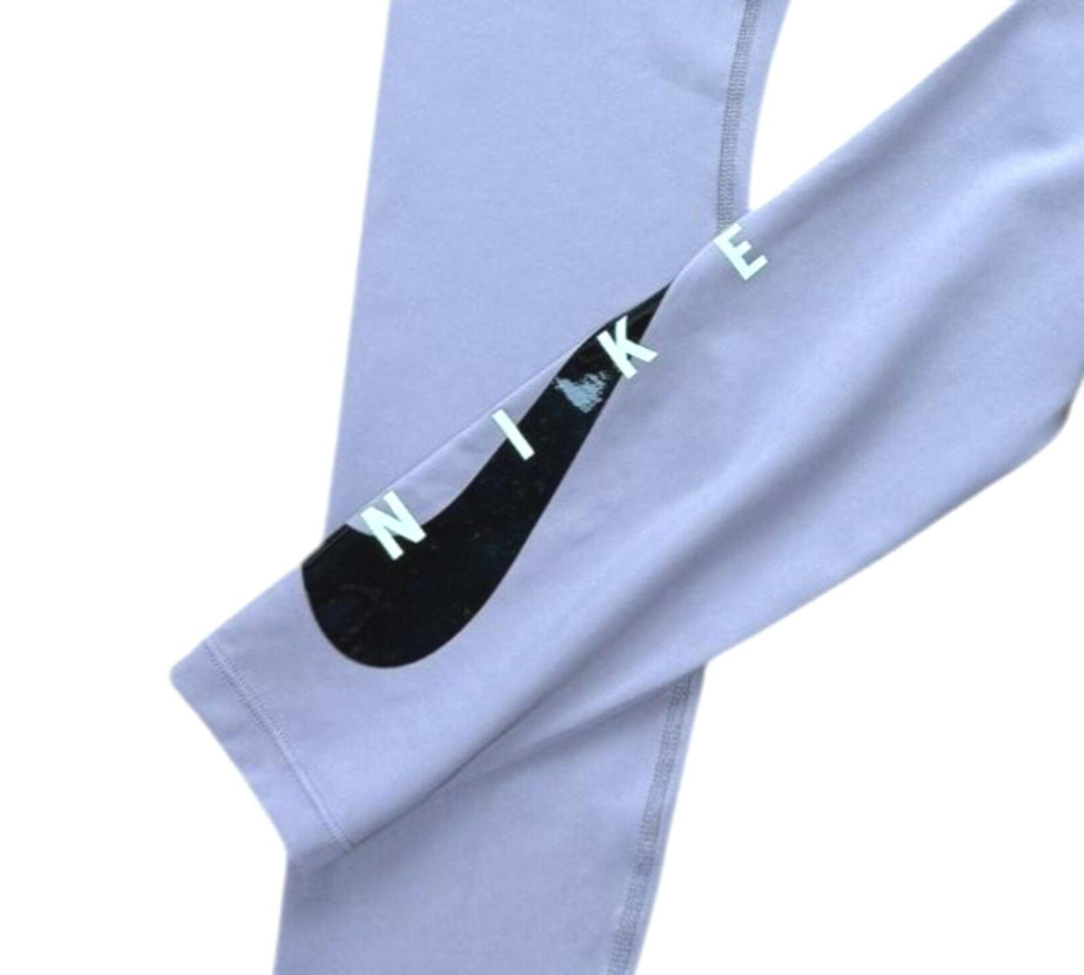 Nike Dri Fit Leggings Women's UK Size S Stretch Leg Logo High Waist